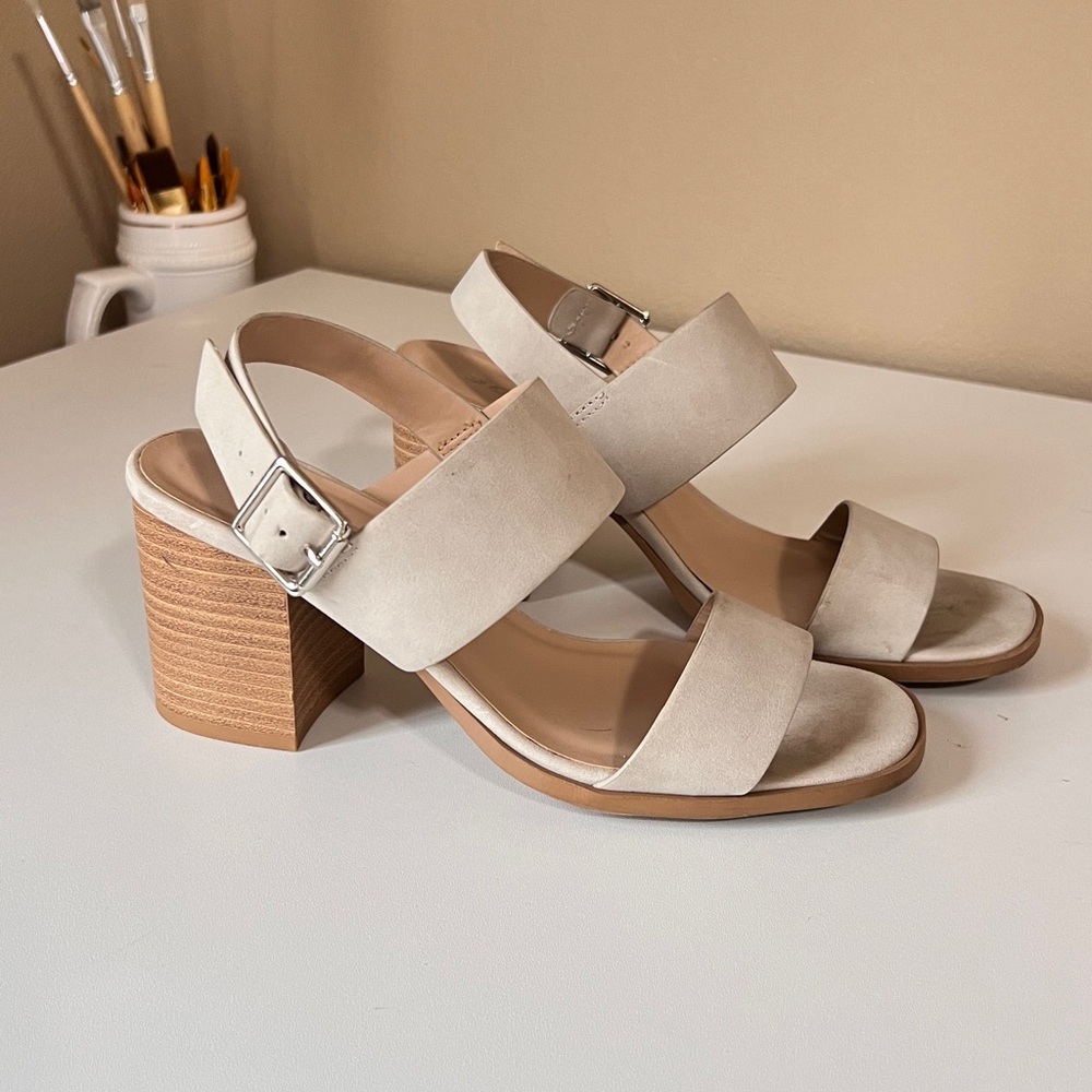 Soda Block Heel Sandals
